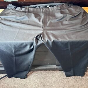 Big and tall expanded waste, dress pants, permanent crease